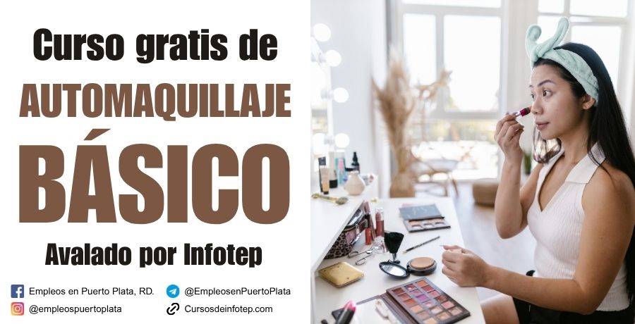 automaquillaje básico curso gratis de infotep
