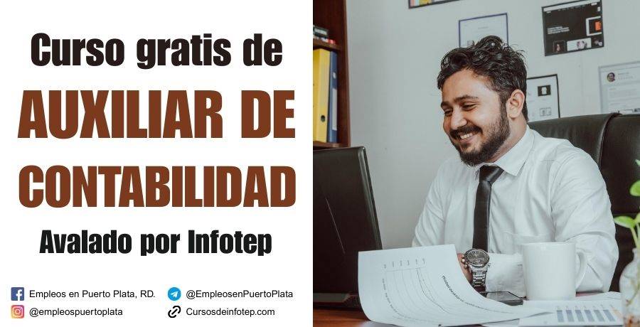 auxiliar de contabilidad curso gratis de infotep