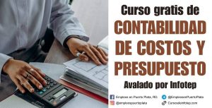 contabilidad de costos y presupuesto curso gratis de infotep