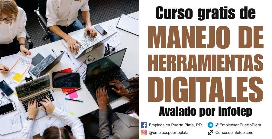 manejo de herramientas digitales curso gratis de infotep