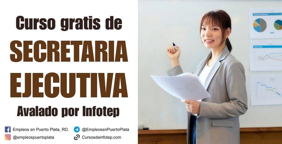 secretaria ejecutiva curso gratis avalado infotep
