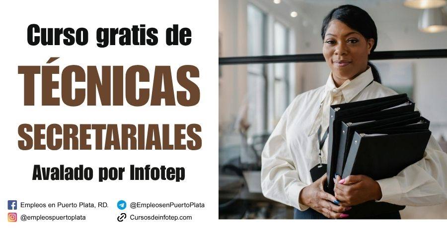 tecnicas secretariales curso gratis de infotep